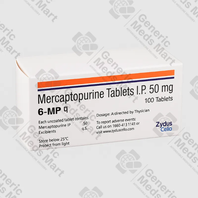 6-MP 50 mg Mercaptopurine tablets for acute lymphoblastic leukemia