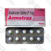 Generic Armotraz 1 mg դեղահատերի փաթեթ (anastrozole) – 10 դեղահատ՝ HR+ կրծքագեղձի քաղցկեղի թերապիայի համար