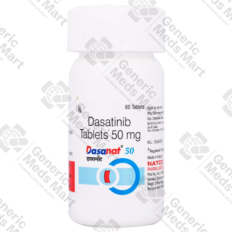 Dasanat 50 mg dasatinib հաբերով փաթեթ (60 հաբ)՝ CML-ի և Ph+ ALL-ի համար