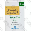 Etopa 50 mg Etoposide capsules for cancer chemotherapy