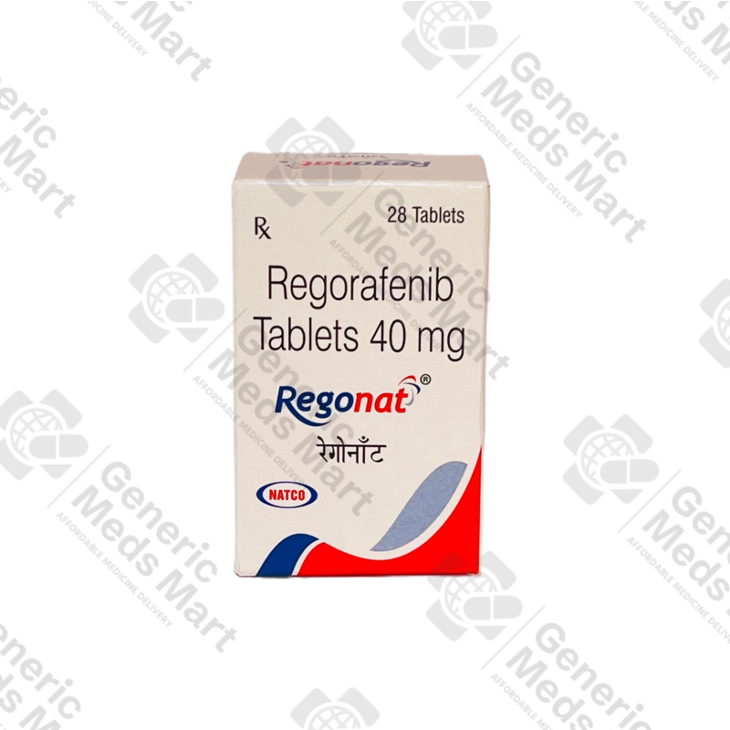 Regonat 40 mg Regorafenib tablets for colorectal, GIST, and liver cancer
