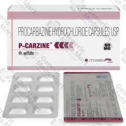 P-Carzine 50 mg procarbazine tablets (1 pack / 50 tabs) for Hodgkin lymphoma