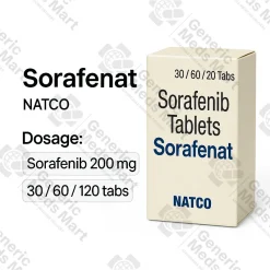 Sorafenat Sorafenib tablets 30, 60, 120 count