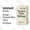 Votrient 200 mg and 400 mg pazopanib tablets (1 pack / 30 or 60 tabs) for advanced renal cell carcinoma